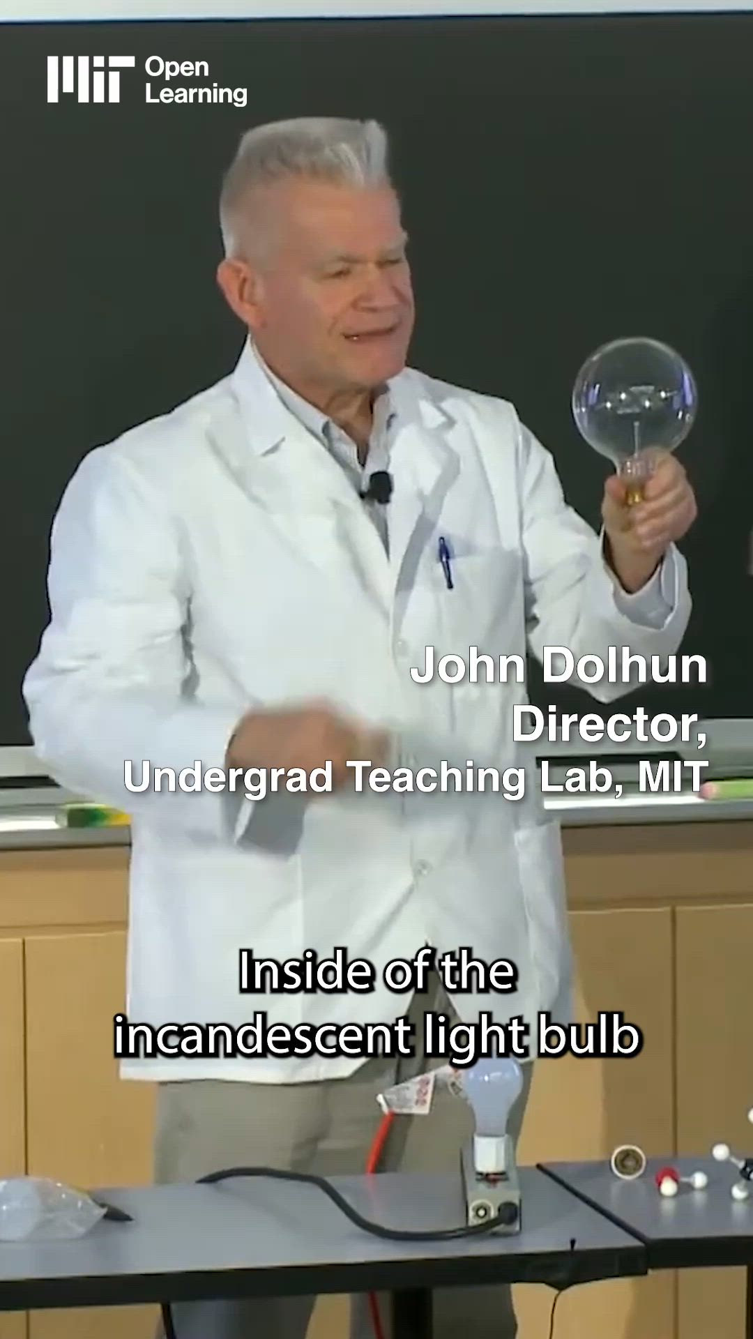 MIT: Freezing a lightbulb with liquid nitrogen